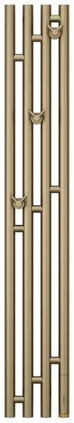 Полотенцесушитель электрический Сунержа РЭБ КАНТАТА 3.0 1200х159 правый (Золотой шёлк) 32-5847-1216