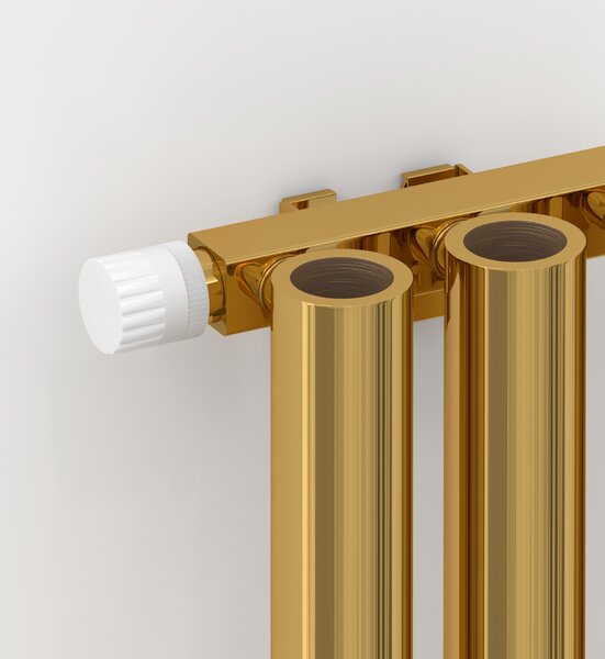 Отопительный радиатор Сунержа ДР КУМИР-0 н/ж EU50 левый 500х400 / 6 сек (Золото) 03-0350-5006