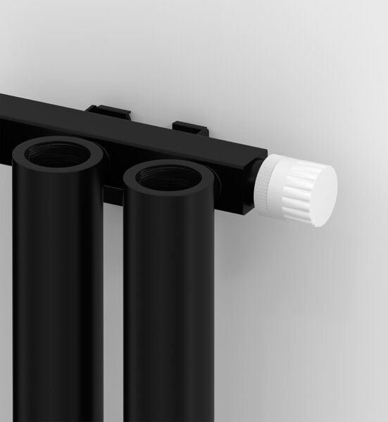 Отопительный радиатор Сунержа ДР КУМИР-0 н/ж EU50 правый 300х540 / 8 сек (Матовый чёрный) 31-0351-3008
