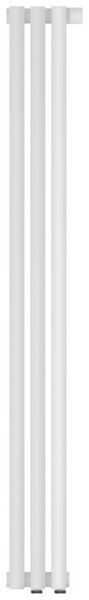 Отопительный радиатор Сунержа ДР ЭСТЕТ-0 н/ж EU50 правый 1200х135 / 3 сек (Матовый белый) 30-0321-1203