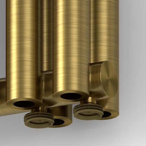 Отопительный радиатор Сунержа ДР ЭСТЕТ-00 н/ж EU50 500х1125 / 25 сек (Состаренная латунь) 051-0322-5025