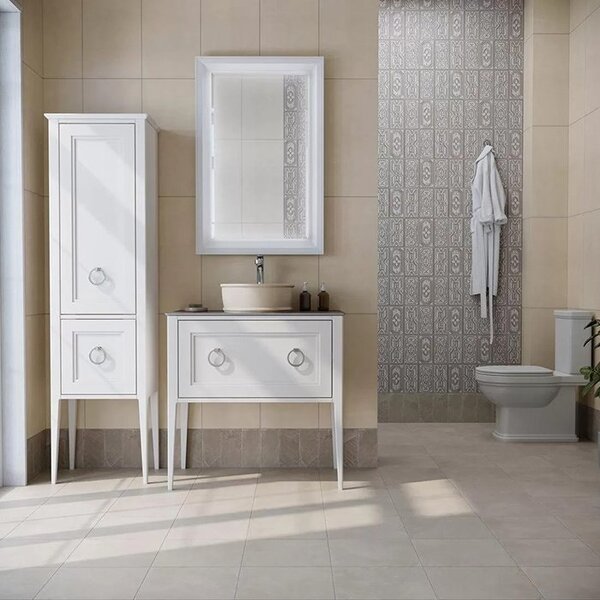 Kerama Marazzi Раковина CIRCO накладная 36*36*13,5см, без отв. под смеситель, без перелива, цвет песочный матовый