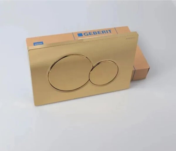 Кнопка смыва Geberit Sigma 01 золото глянец 115.770. BG.5 (в наличии в магазине)