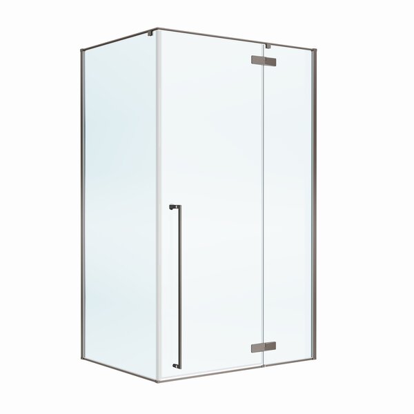 Душевой уголок Cezares LINER-AH-1-120/90-C-GM-R профиль Оружейная сталь, 120x90 см