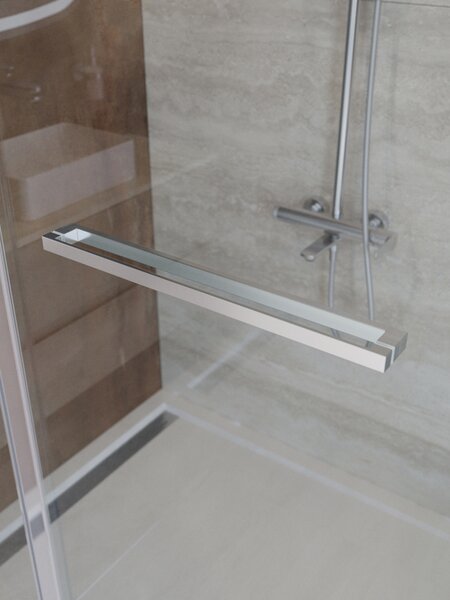 Душевой уголок CEZARES LUX-AH-FS-11-120/90-C-CR профиль Хром, 120x90 см