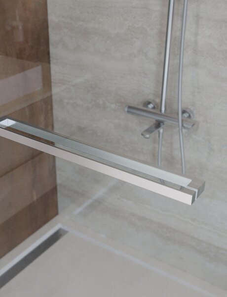 Душевой уголок CEZARES LUX-AH-FS-1-90/100-C-CR профиль Хром, 90x100 см