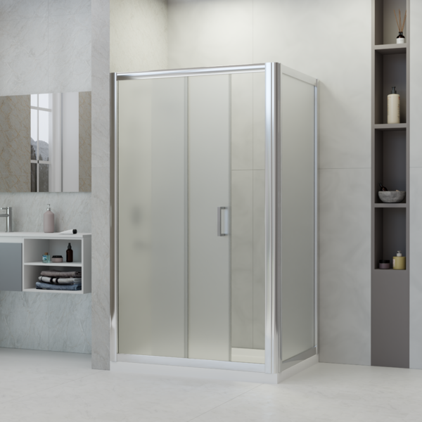 Душевой уголок RGW PA-045 350804509-21, стекло Матовое-Сатинат , 100х90 см