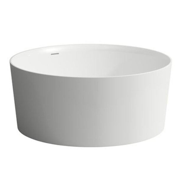 Laufen VAL Ванна 130x130x50.5см, отдельностоящая, круглая, с слив-переливом, материал: искусственный камень-мрамор, цвет: белый