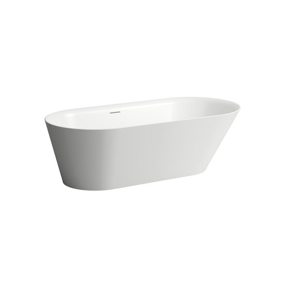 Laufen Kartell Ванна 171.5x81.5x45см, отдельностоящая, с слив-переливом, материал: искусственный камень-мрамор, цвет: белый