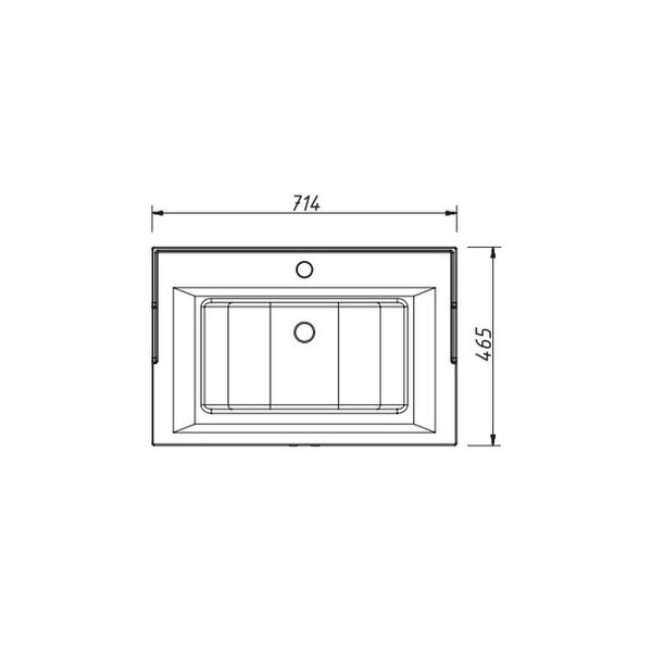 Тумба для раковины Caprigo Jardin 70 цвет В059, арт. 10411A