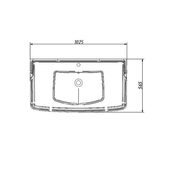 Тумба для раковины Caprigo Jardin 100 цвет L817, арт. 10423