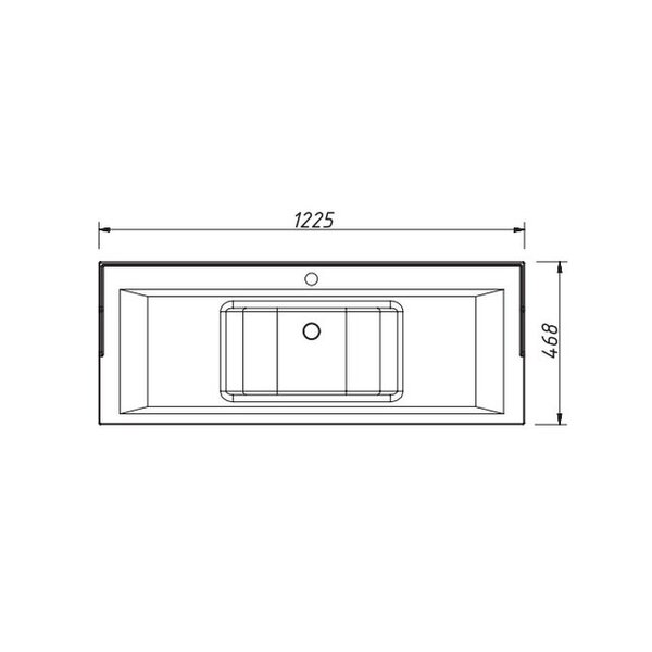 Тумба с раковиной Caprigo Albion 120 цвет В042, арт. 10316