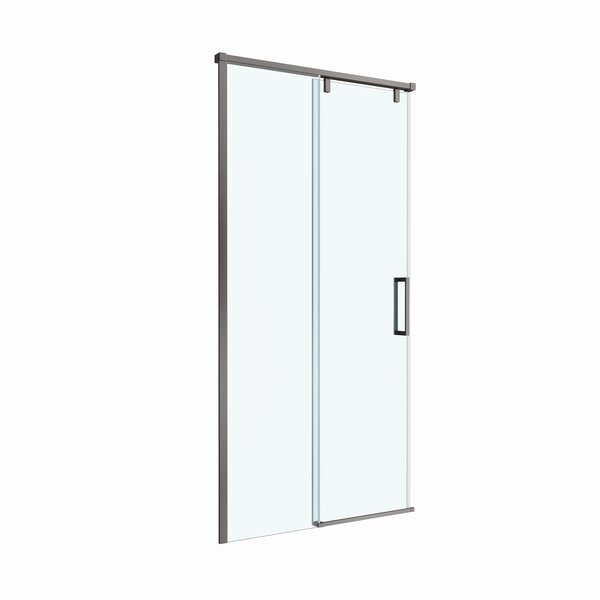 Душевая дверь BelBagno SOFT_CLOSE-1-BF-1-100-C-GM, стекло прозрачное, регулировка 98,5-100,5 см