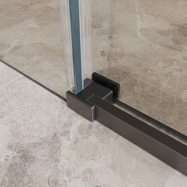 Душевая дверь BelBagno SOFT_CLOSE-1-BF-1-120-C-GM, стекло прозрачное, регулировка 118,5-120,5 см