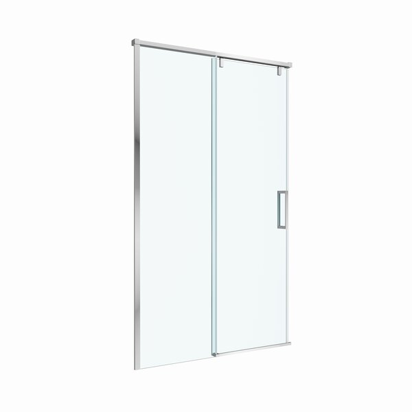 Душевая дверь BelBagno SOFT_CLOSE-1-BF-1-130-C-Cr, стекло прозрачное, регулировка 128,5-130,5 см