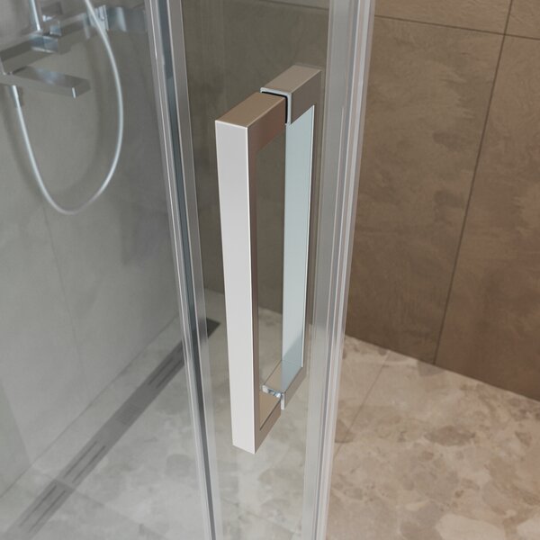 Душевая дверь BelBagno SOFT_CLOSE-1-BF-1-150-C-Cr, стекло прозрачное, регулировка 148,5-150,5 см