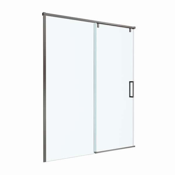 Душевая дверь BelBagno SOFT_CLOSE-1-BF-1-160-C-GM, стекло прозрачное, регулировка 158,5-160,5 см