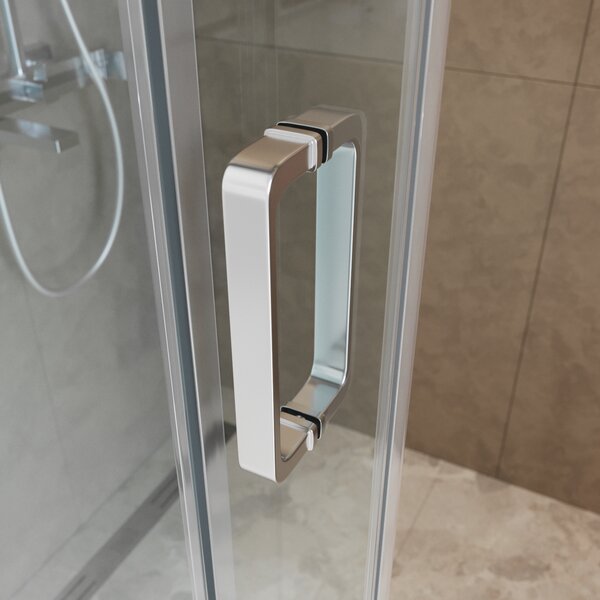 Душевая дверь BelBagno SOFT_CLOSE-2-BF-1-100-C-Cr, стекло прозрачное, регулировка 98,5-100,5 см