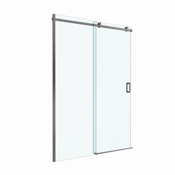 Душевая дверь BelBagno SOFT_CLOSE-2-BF-1-140-C-GM, стекло прозрачное, регулировка 138,5-140,5 см