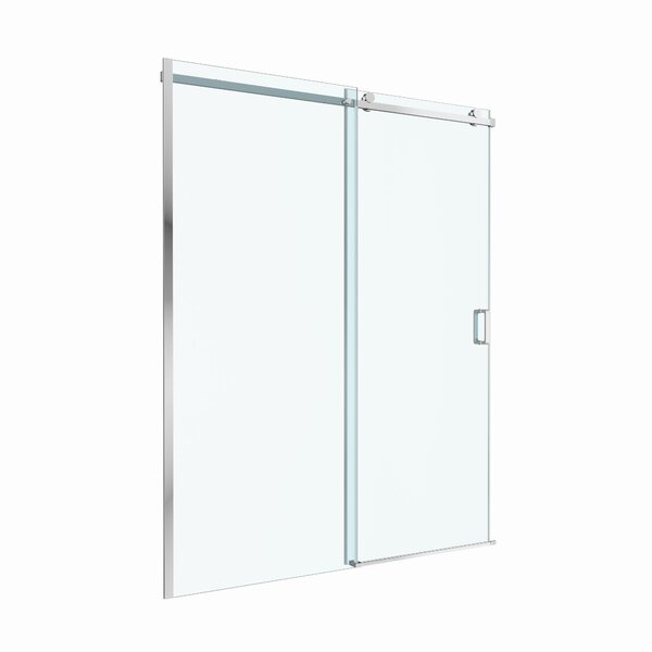Душевая дверь BelBagno SOFT_CLOSE-2-BF-1-160-C-Cr, стекло прозрачное, регулировка 158,5-160,5 см
