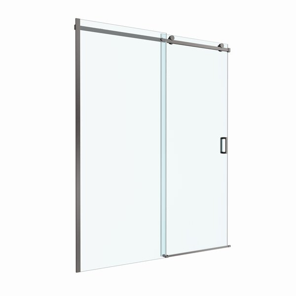 Душевая дверь BelBagno SOFT_CLOSE-2-BF-1-160-C-GM, стекло прозрачное, регулировка 158,5-160,5 см