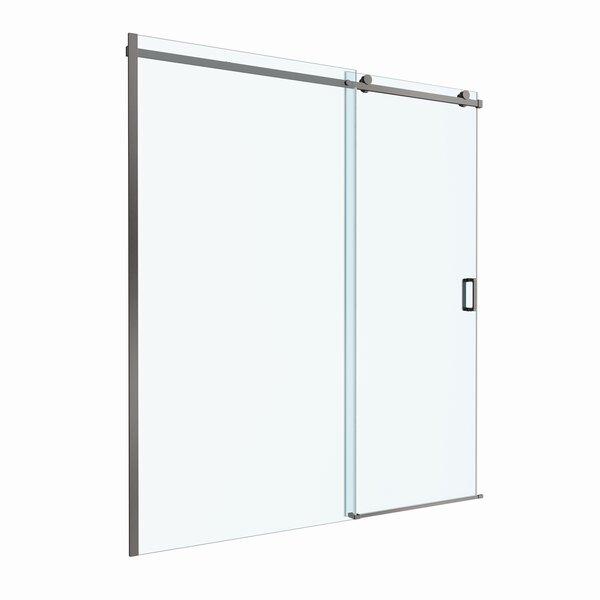 Душевая дверь BelBagno SOFT_CLOSE-2-BF-1-180-C-GM, стекло прозрачное, регулировка 178,5-180,5 см