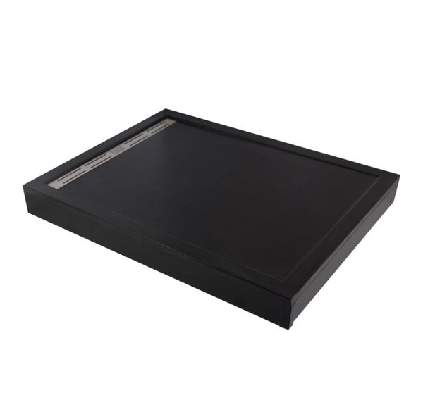 Душевой поддон Cezares TRAY-AS-AH-120/90-30-NERO из искусственного мрамора