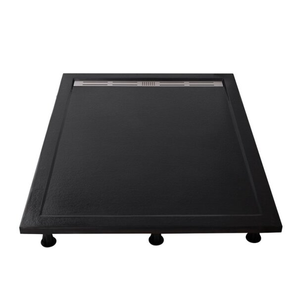 Душевой поддон Cezares TRAY-AS-AH-120/90-30-NERO из искусственного мрамора
