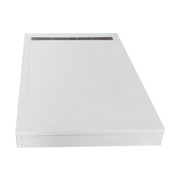 Душевой поддон Cezaes TRAY-AS-AH-100/80-30-W из искусственного мрамора