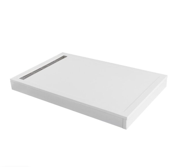 Душевой поддон Cezaes TRAY-AS-AH-100/80-30-W из искусственного мрамора