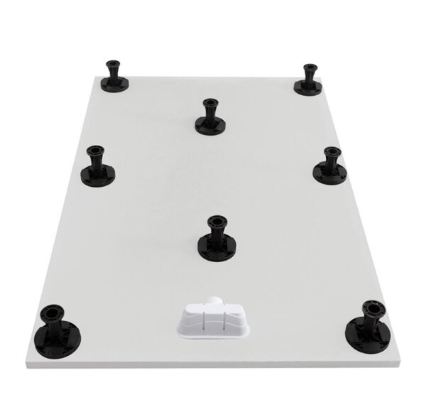 Душевой поддон Cezaes TRAY-AS-AH-100/80-30-W из искусственного мрамора