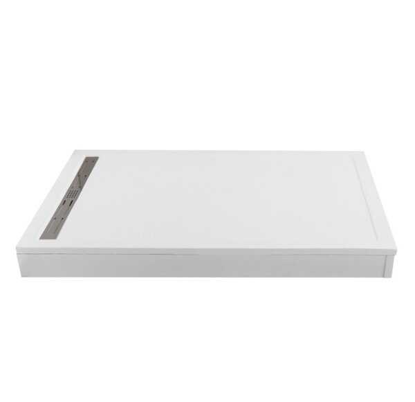Душевой поддон Cezaes TRAY-AS-AH-90/80-30-W из искусственного мрамора