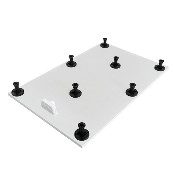 Душевой поддон Cezaes TRAY-AS-AH-140/90-30-W из искусственного мрамора
