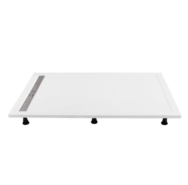 Душевой поддон Cezaes TRAY-AS-AH-140/90-30-W из искусственного мрамора