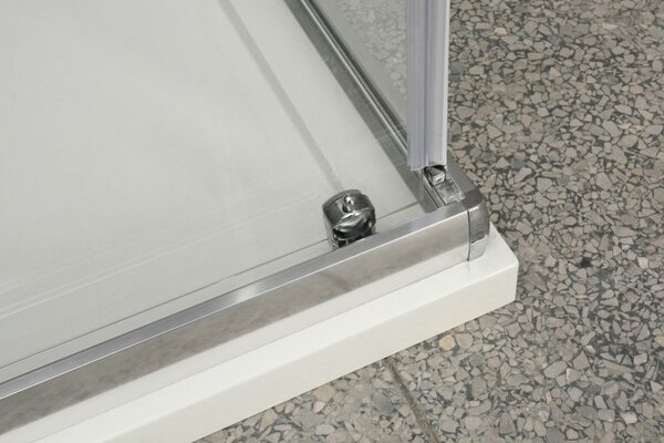 Душевой уголок Belbagno UNO-195-AH-1-120/100-C-Cr, 120х100 см