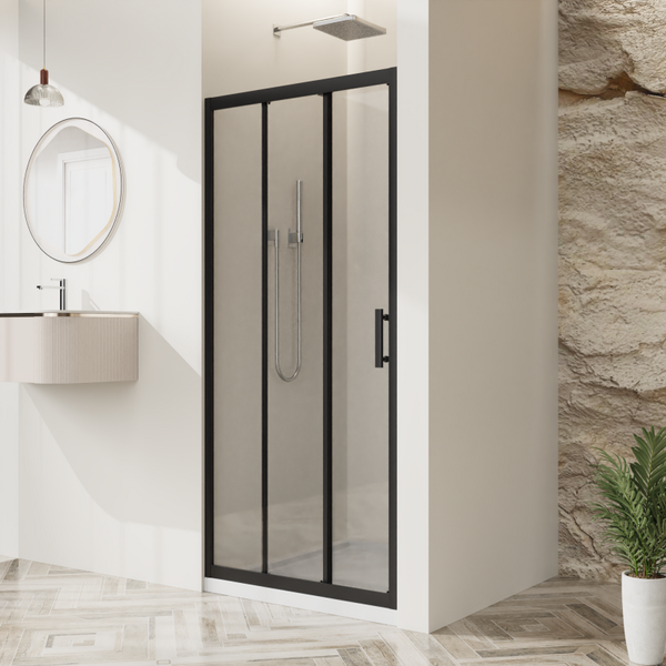 Душевая дверь BelBagno UNO-195-BF-3-100-C-NERO