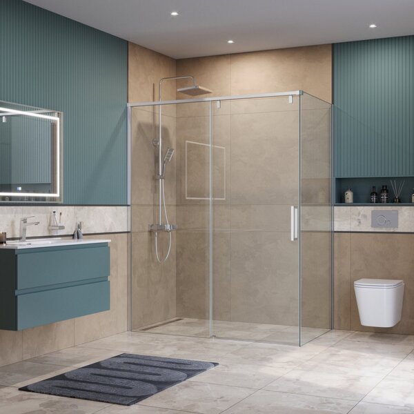 Душевой уголок Belbagno SOFT_CLOSE-1-AH-1-160/90-C-Cr, 160х90 см