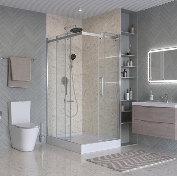 Душевой уголок Belbagno MARINO-2-AH-2-120/90-C-CR