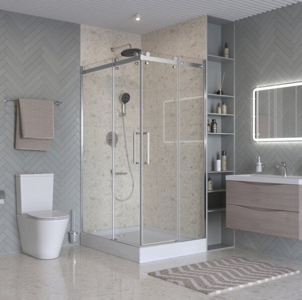 Душевой уголок Belbagno MARINO-2-AH-2-120/90-C-CR