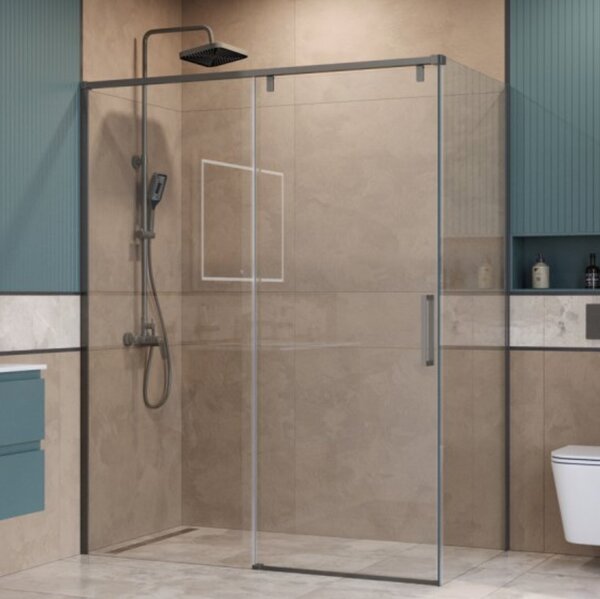 Душевой уголок Belbagno SOFT_CLOSE-1-AH-1-130/90-C-GM, 130х90 см
