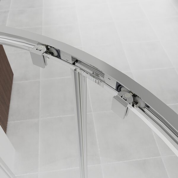Душевой угол Veconi Evo 200 CH, 1200х800x1950, хром, прозрачное стекло
