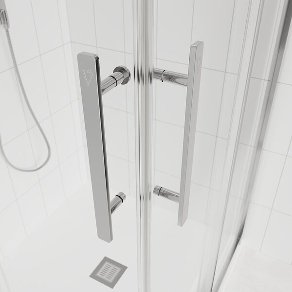 Душевой угол Veconi Evo 300 CH, 1200х900x1950, хром, прозрачное стекло