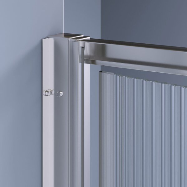 Душевая дверь RGW SV-05-2 100x200 см, стекло Ribbed (Ребристое), регулировка 980-1020 мм