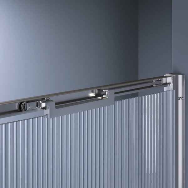 Душевая дверь RGW SV-05-2 100x200 см, стекло Ribbed (Ребристое), регулировка 980-1020 мм