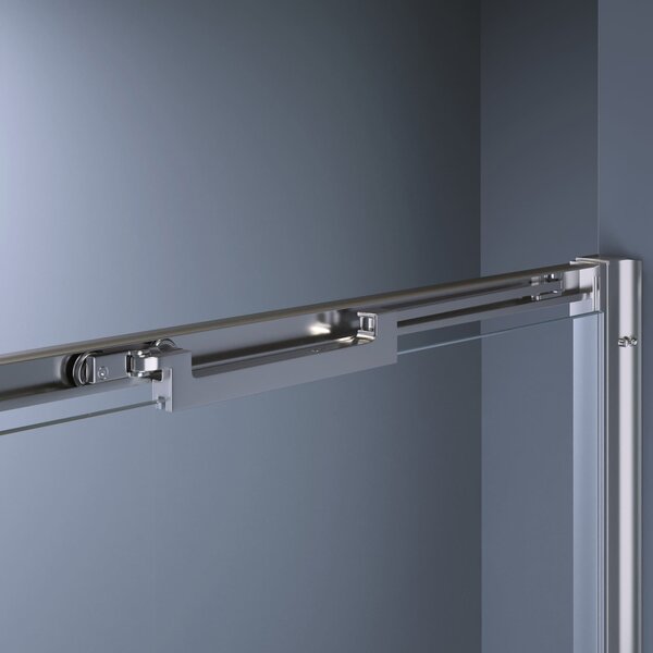 Душевая дверь RGW SV-05-2 100x200 см, стекло Рисунок - матовая полоса, регулировка 980-1020 мм