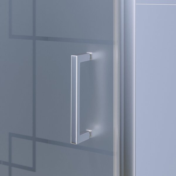 Душевая дверь RGW SV-05-2 100x200 см, стекло Рисунок - матовый принт, регулировка 980-1020 мм