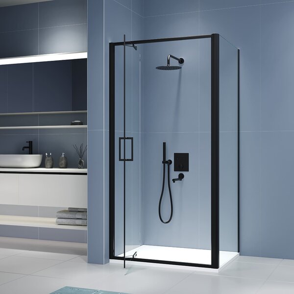 Душевой уголок RGW SV-145-2B (SV-05-2B + Z-050-3B) 7032145208-14 стекло Прозрачное 100х80 см