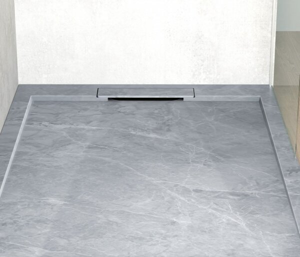 Поддон из искусственного камня Esbano ESP-LM128VG, 120х80 см, цвет серый мрамор