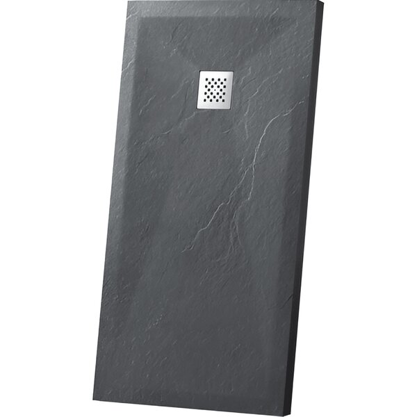 Душевой поддон прямоугольный RGW STONE TRAY-G 120х90 см, цвет графит