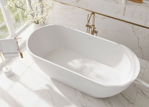 Ванна из искусственного камня Fontana Грейс 168х75